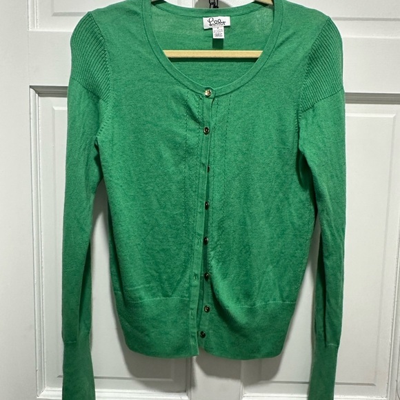 Lilly Pulitzer Cashmere Silk Cotton Blend Sweater Size M - Picture 2 of 5